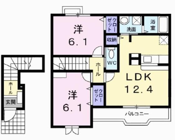 シャルム　ドゥーの物件間取画像